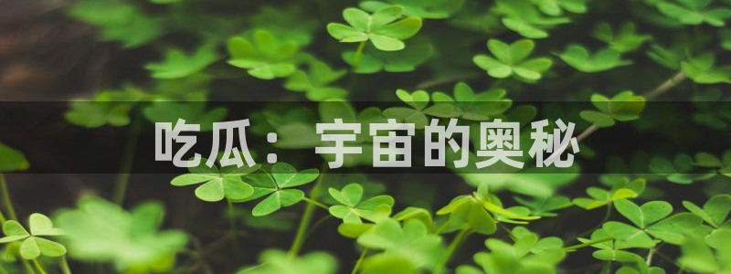 长生武道:从九龙夺嫡开始吃瓜:吃瓜:宇宙的奥秘